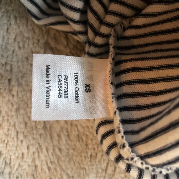 NWT J Crew Striped ruffle-shoulder dress - Picture 7 of 8